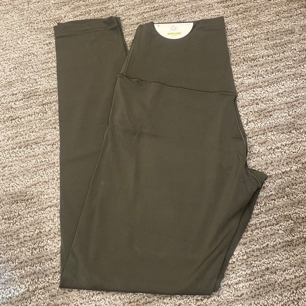 ARIE NWT Offline Real Me High Rise 7/8 Legging in Green sz M